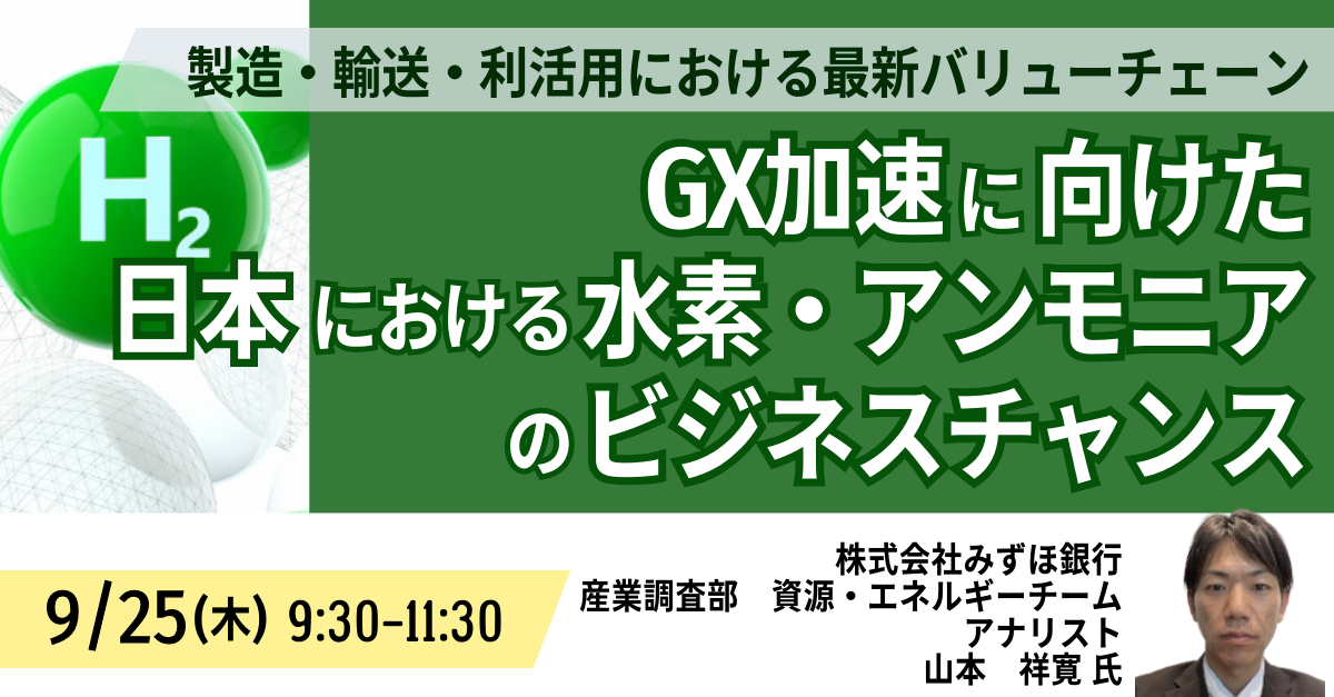 水素・アンモニア市場の最新動向