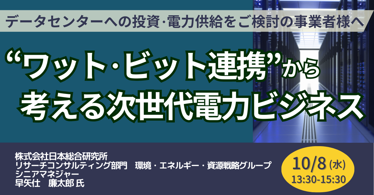 次世代電力ビジネス