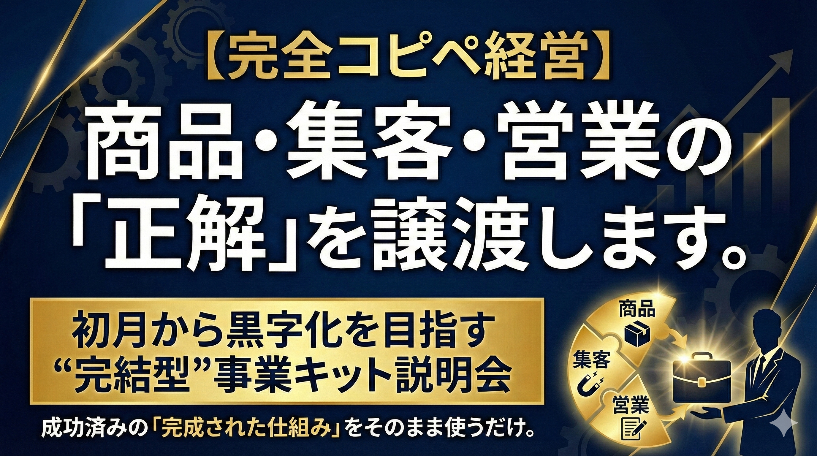 完全コピペ経営！事業キット譲渡